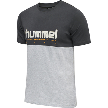 hummel T-Shirt Lifestyleshirt Hmllgc Manfred grau
